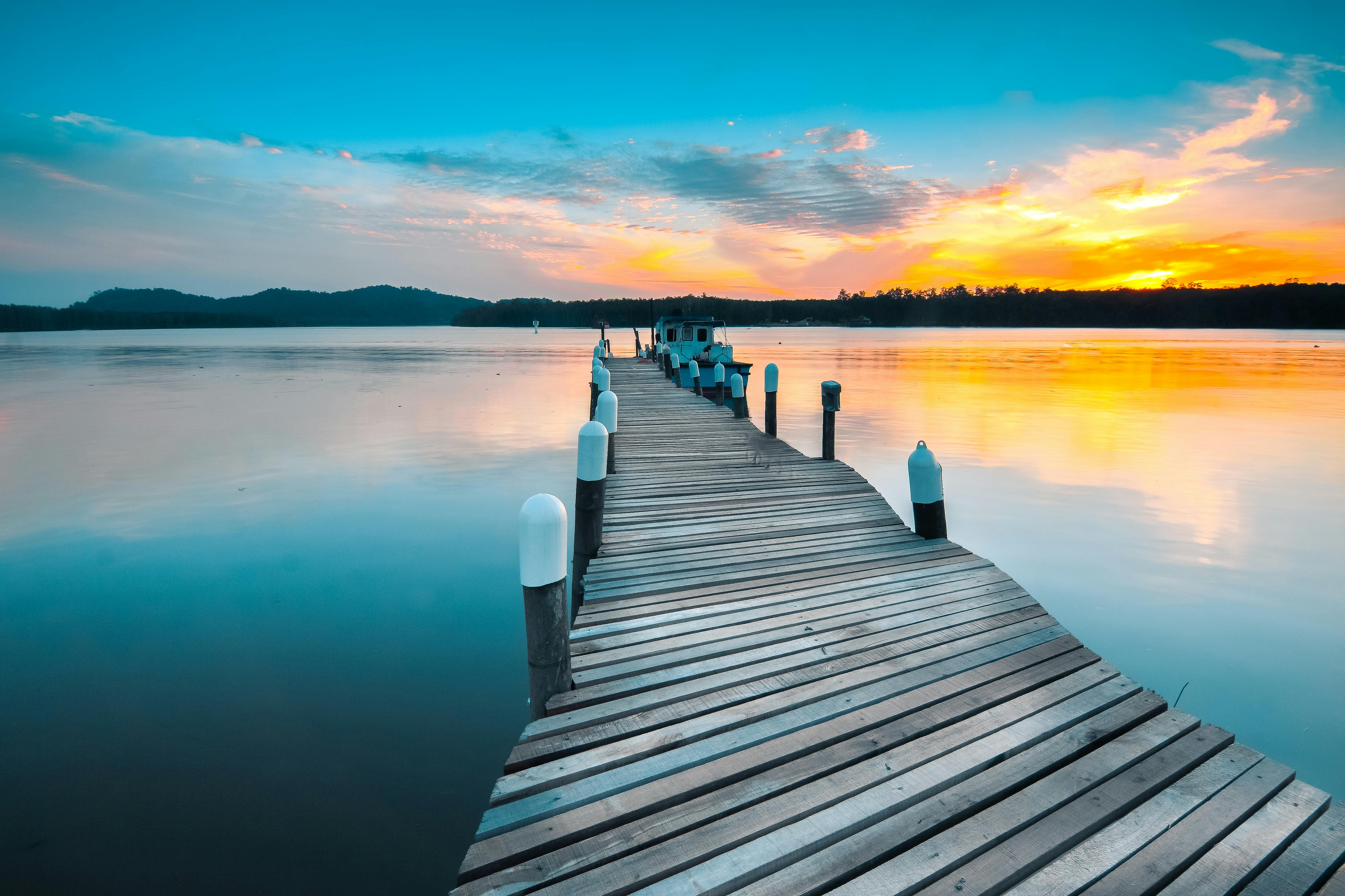 Lake sunrise